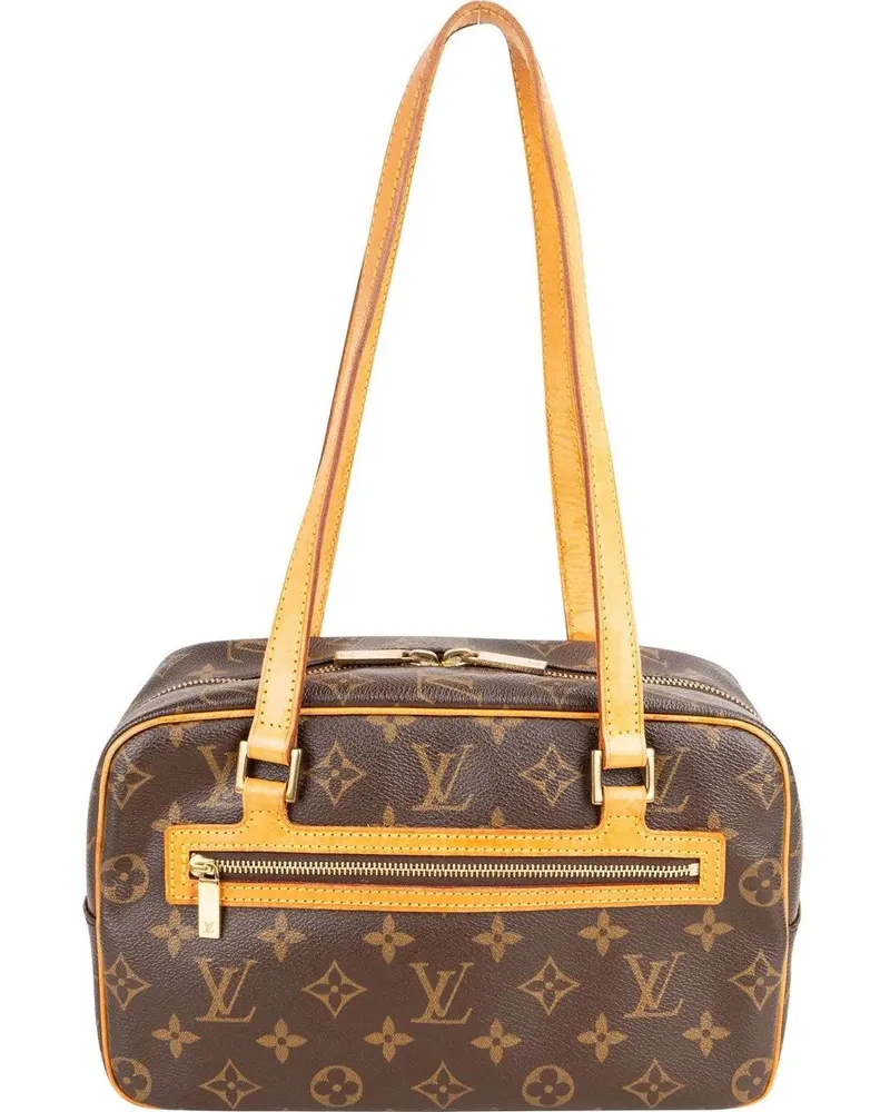 Louis Vuitton Crossbody Bags  Canvas Monogram Cite MM Shoulder Bag braun Braun