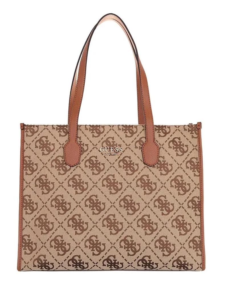 Guess Shopper & Totes Silvana Girlfriend Tote braun Braun
