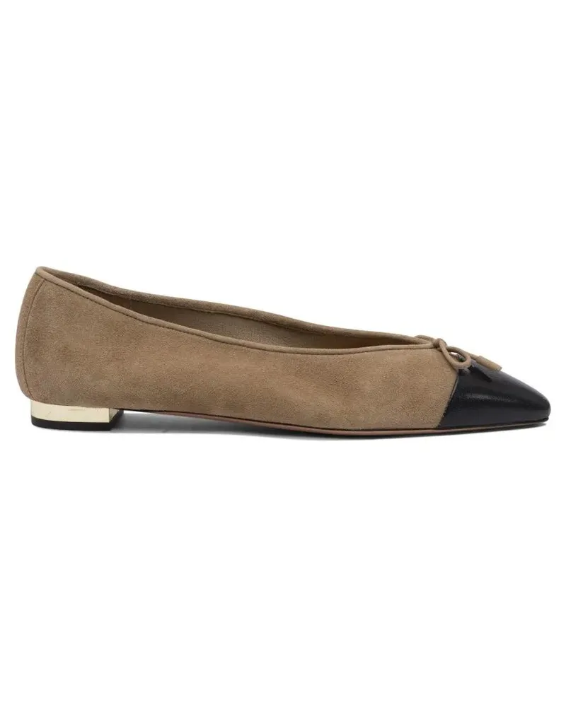 Aquazzura Soft Suede Ballerinas braun Braun