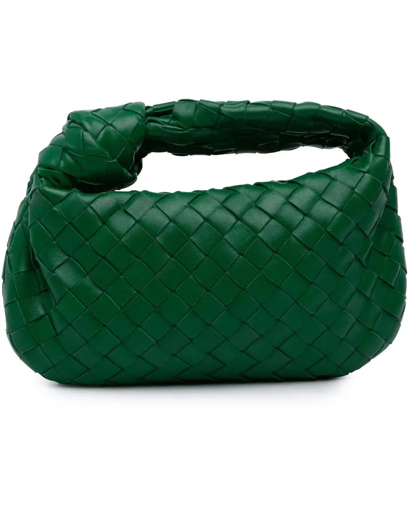 Bottega Veneta Hobo Bags Mini Nappa Intrecciato Jodie grün Grün