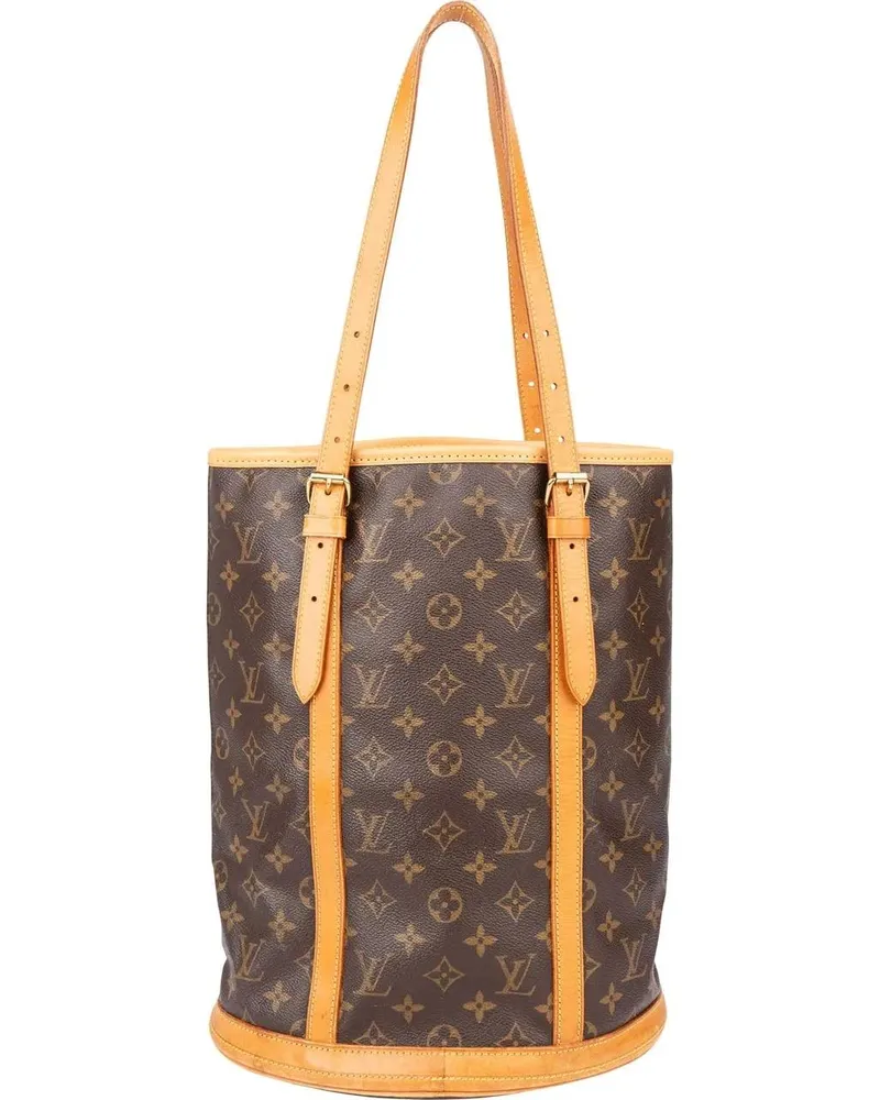 Louis Vuitton Crossbody Bags  Canvas Monogram Bucket GM Handbag braun Braun