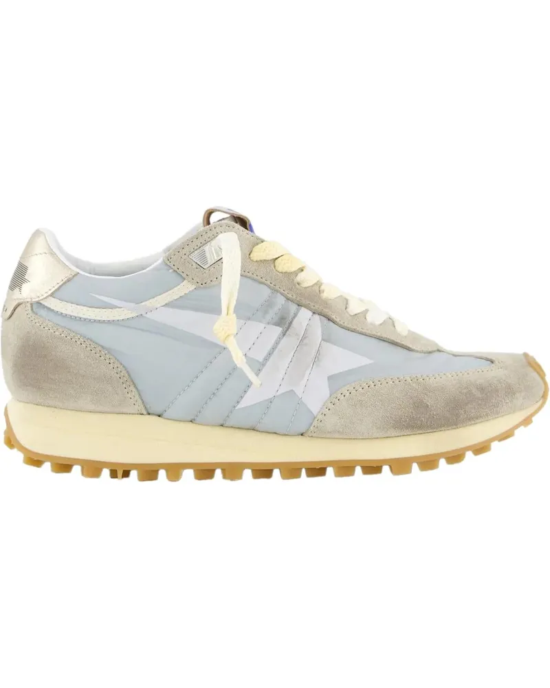 Golden Goose Low-Top Sneaker Dames Running Marathon Blauw blau Blau