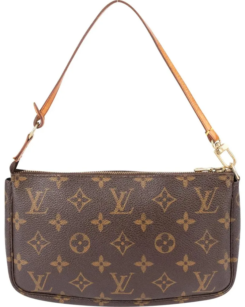 Louis Vuitton Crossbody Bags  Canvas Monogram Pochette Accessoire braun Braun