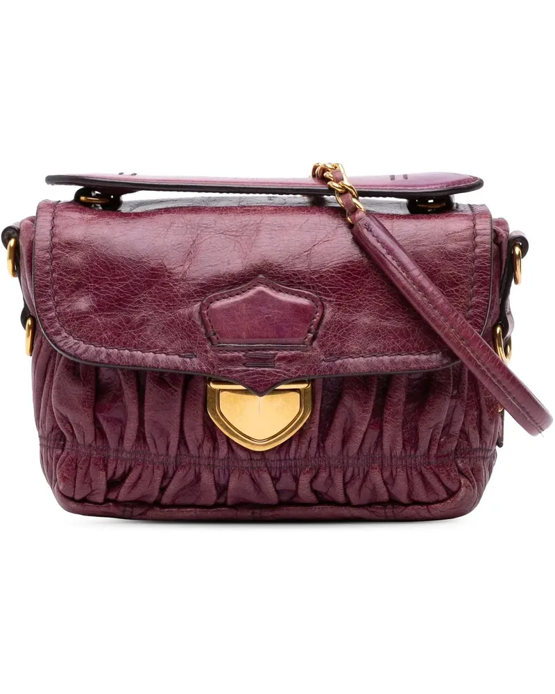 Prada Hobo Bags Mini Nappa Gaufre Satchel orange Orange