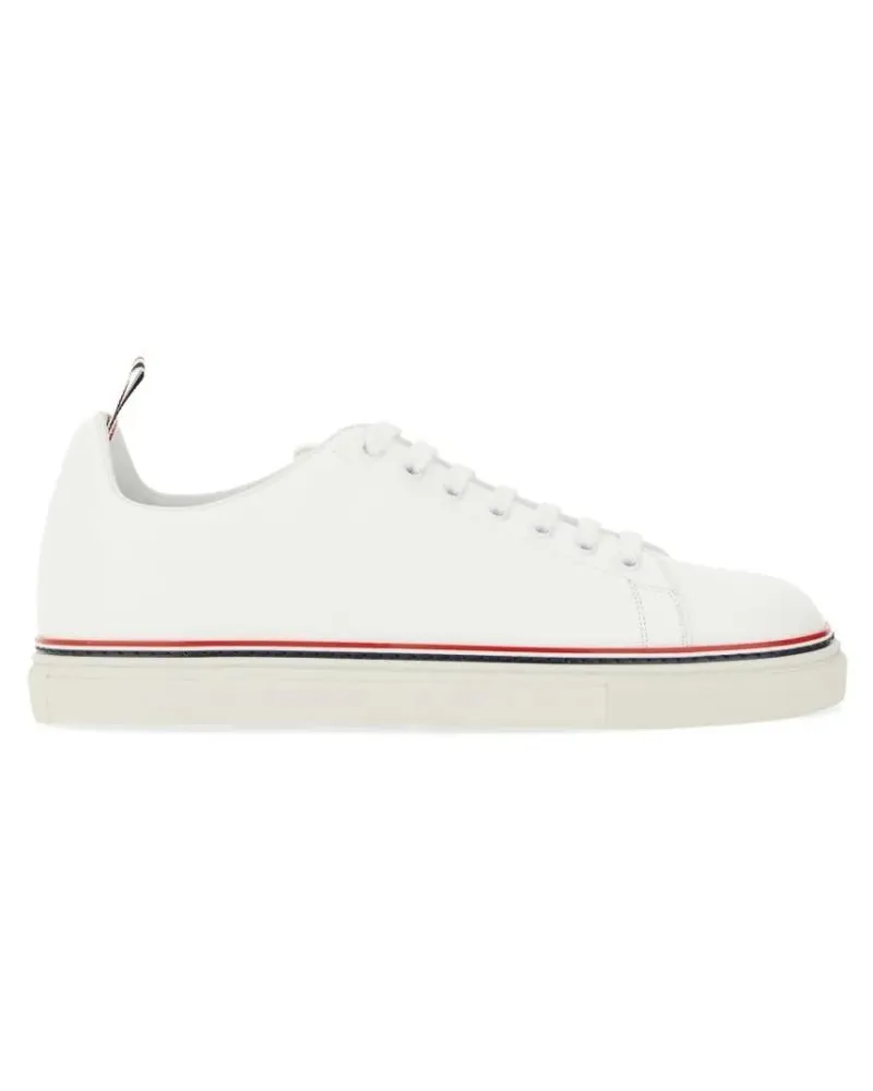 Thom Browne Low-Top Sneaker Tennis Sneaker weiß Weiß