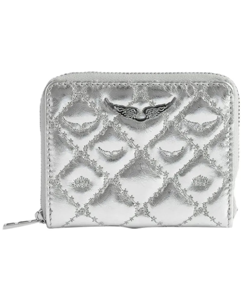 Zadig & Voltaire Portemonnaie Wallets Silver silberfarben Silber