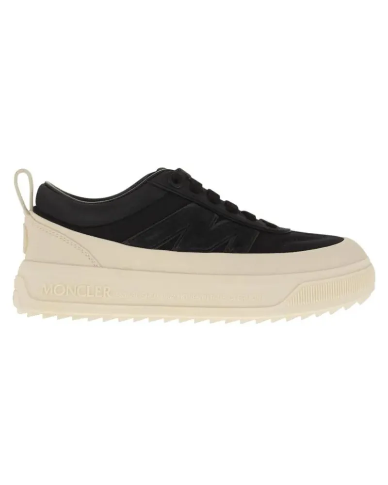 Moncler Low-Top Sneaker Nubuck And Suede Black Altive Trainers schwarz Schwarz