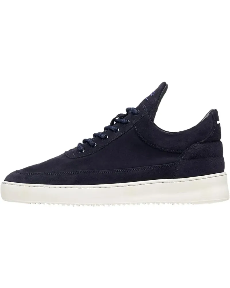 Filling Pieces Low-Top Sneaker Low Top Organic Suede Navy blau Blau