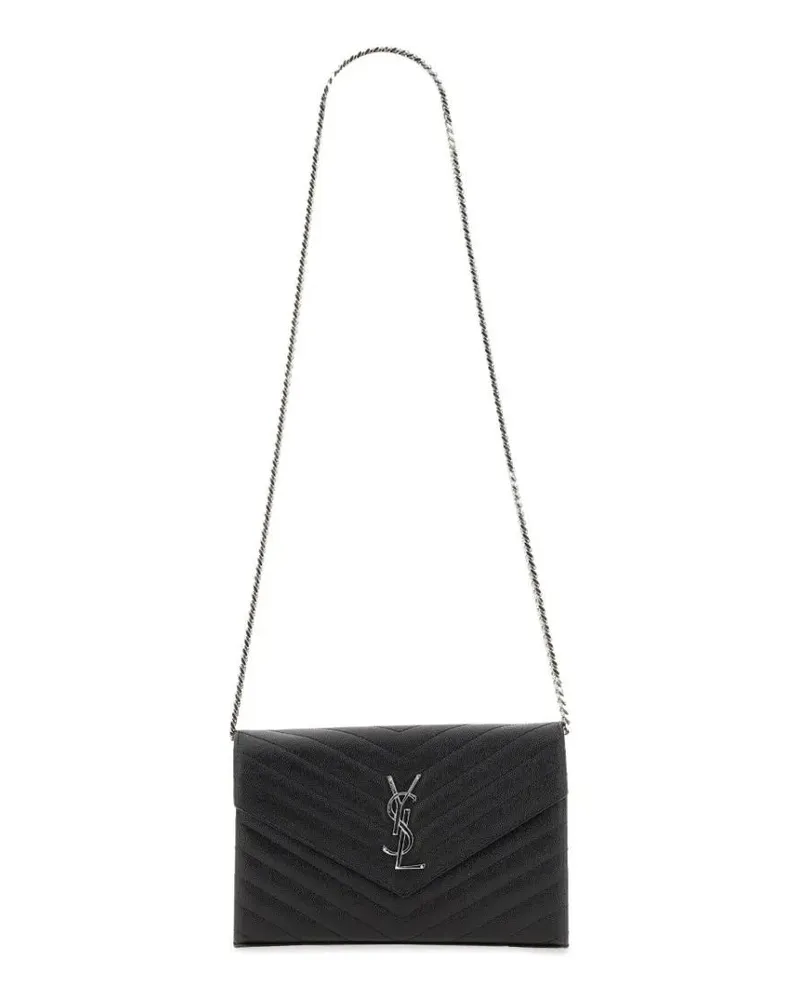 Saint Laurent Hobo Bags "Cassandre" Bag With Chain schwarz Schwarz