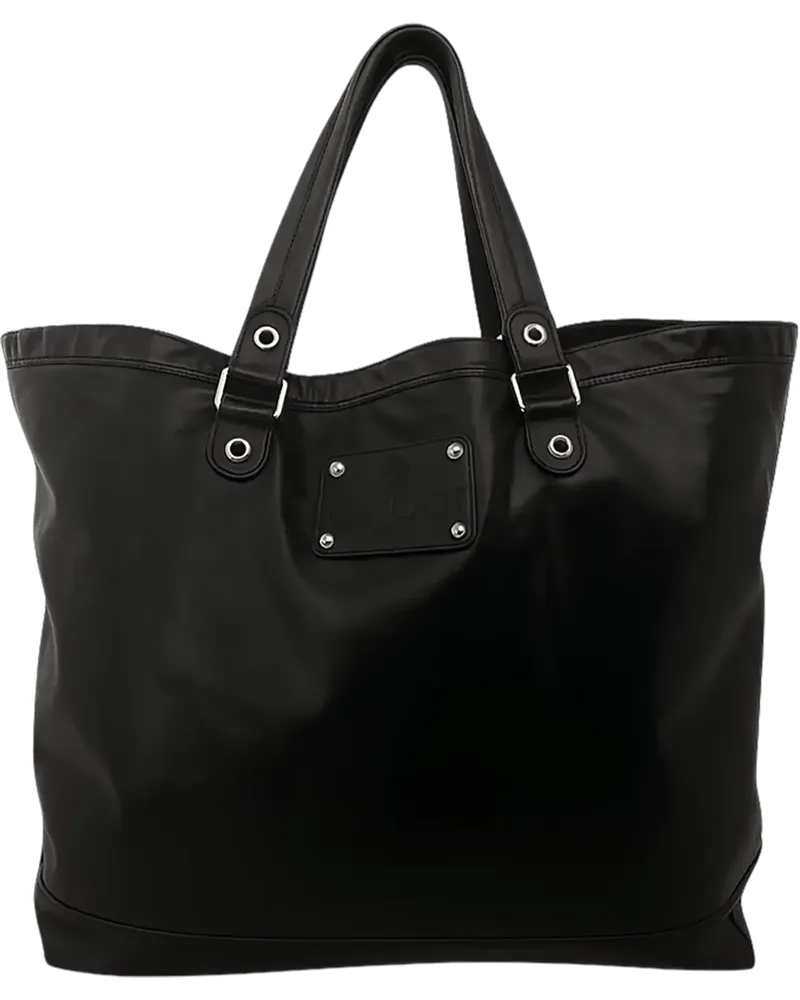 Gucci Shopper  PVC Tote Bag Black / very good schwarz Schwarz