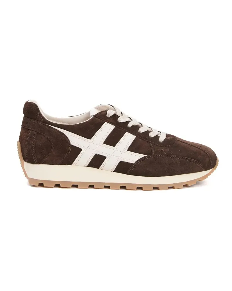 Hogan Low-Top Sneaker 86R Running Suede Brown Sneakers schwarz Schwarz