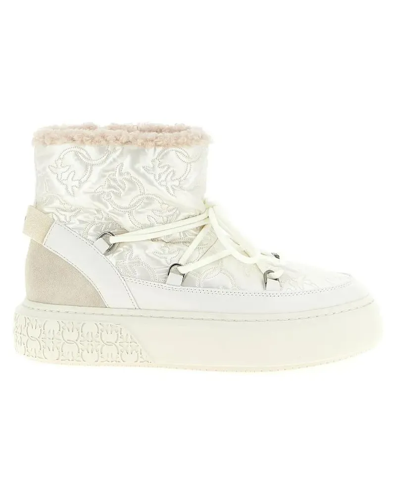 Pinko Stiefel 'Yoko 19' Ankle Boots weiß Weiß