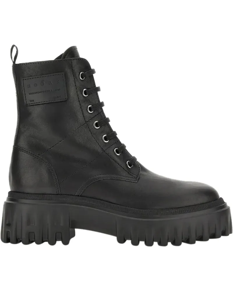 Hogan Stiefel Boots Black schwarz Schwarz