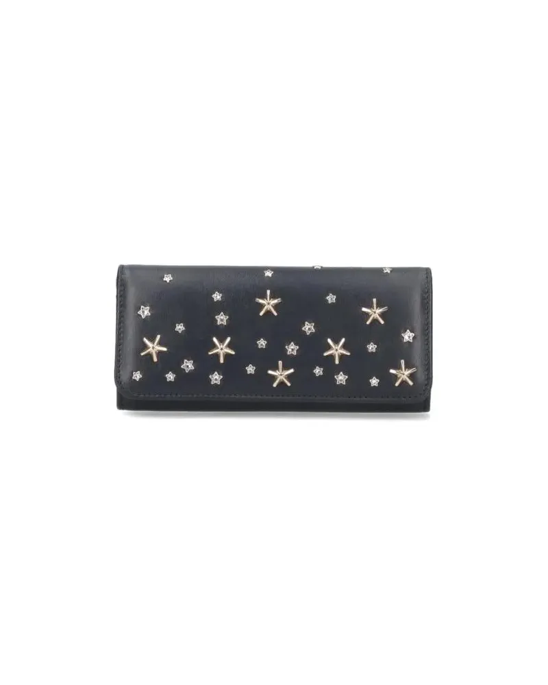 Jimmy Choo Portemonnaie "Nino" Wallet – Black schwarz Schwarz