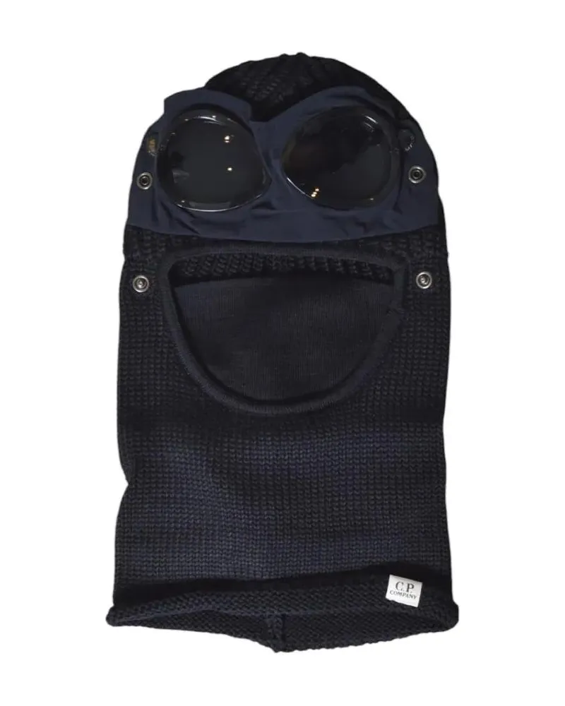 C.P. Company Caps & Mützen Full-Face Knitted Hat With Integrated Goggles schwarz Schwarz