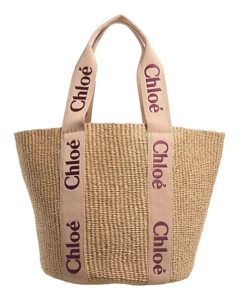 Chloé Shopper Woody beige Beige