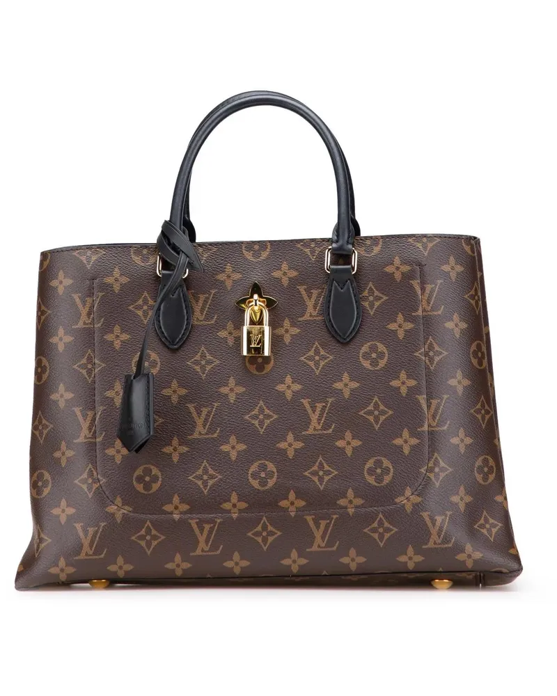 Louis Vuitton Hobo Bags Monogram Flower Tote braun Braun