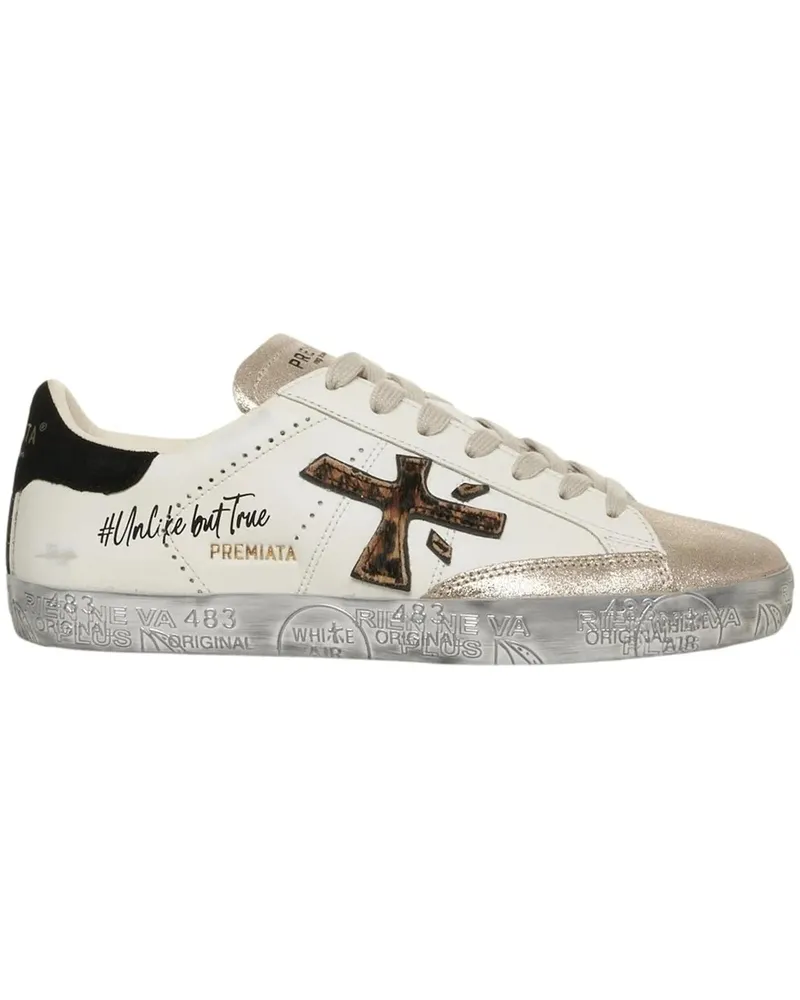 Premiata Low-Top Sneaker Sneakers 'Stevend' weiß Weiß