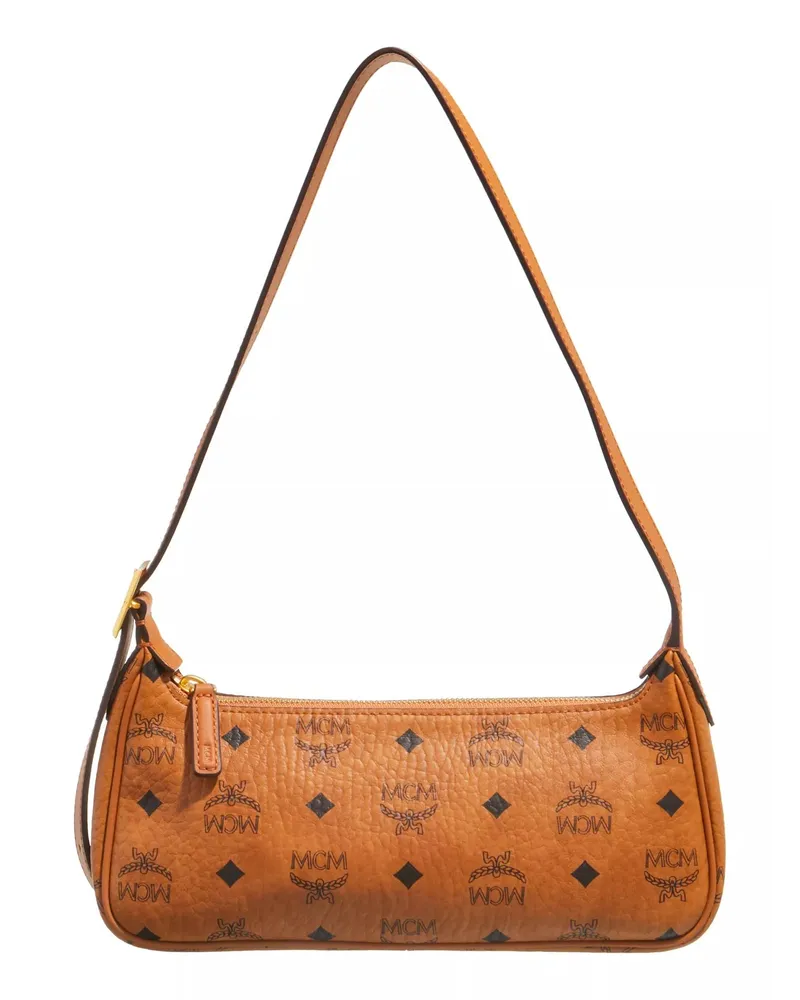 MCM Pochettes Aren Vi Shoulder Small Cognacbraun