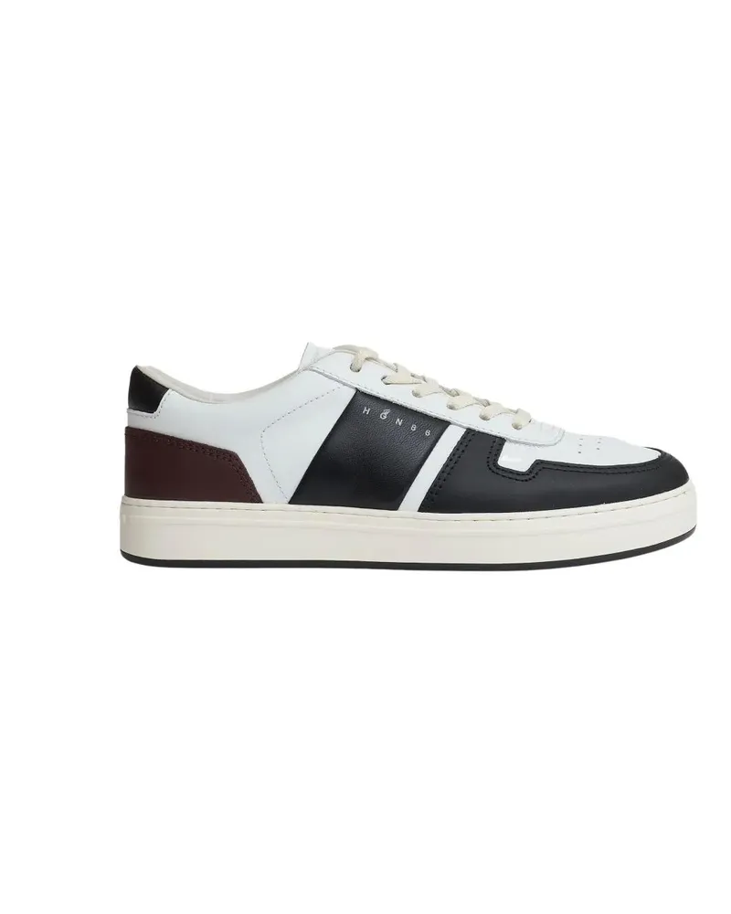 Hogan Low-Top Sneaker H Tv Sneakers Leather White Black grau Grau