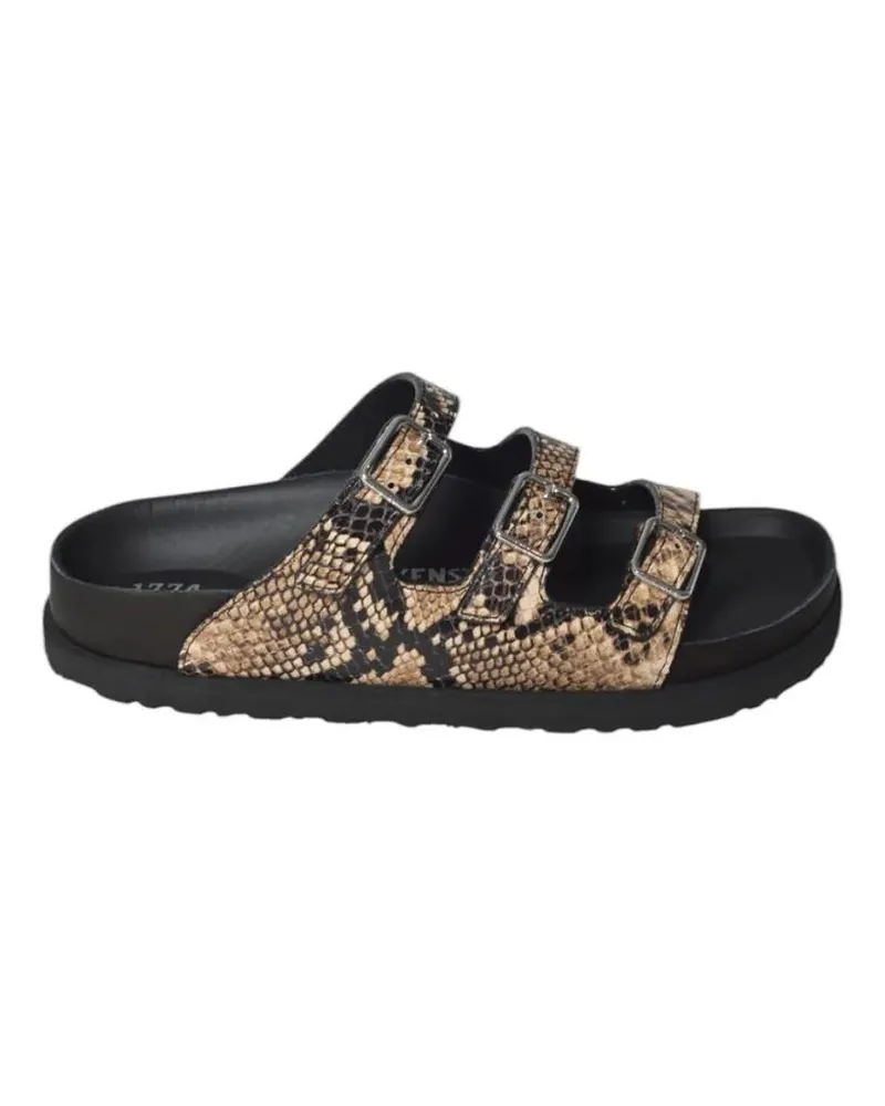 Birkenstock Sandalen Florida Sandals In Python Leather Beige 1774 beige Beige