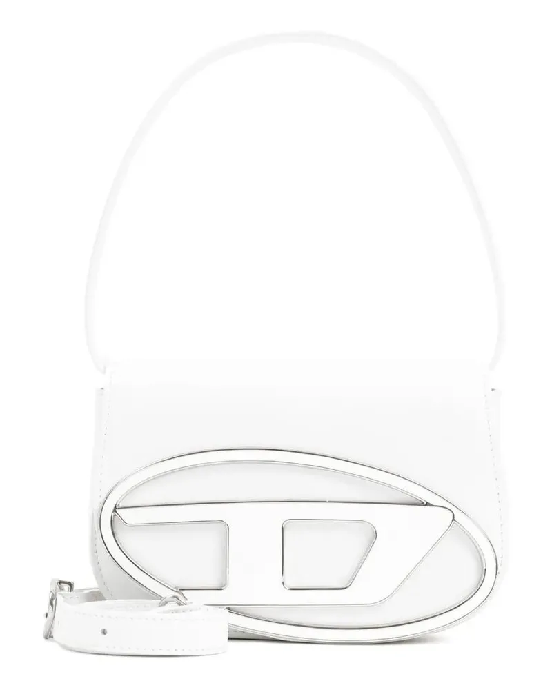 Diesel Hobo Bags 1Dr Leather Handbag weiß Weiß