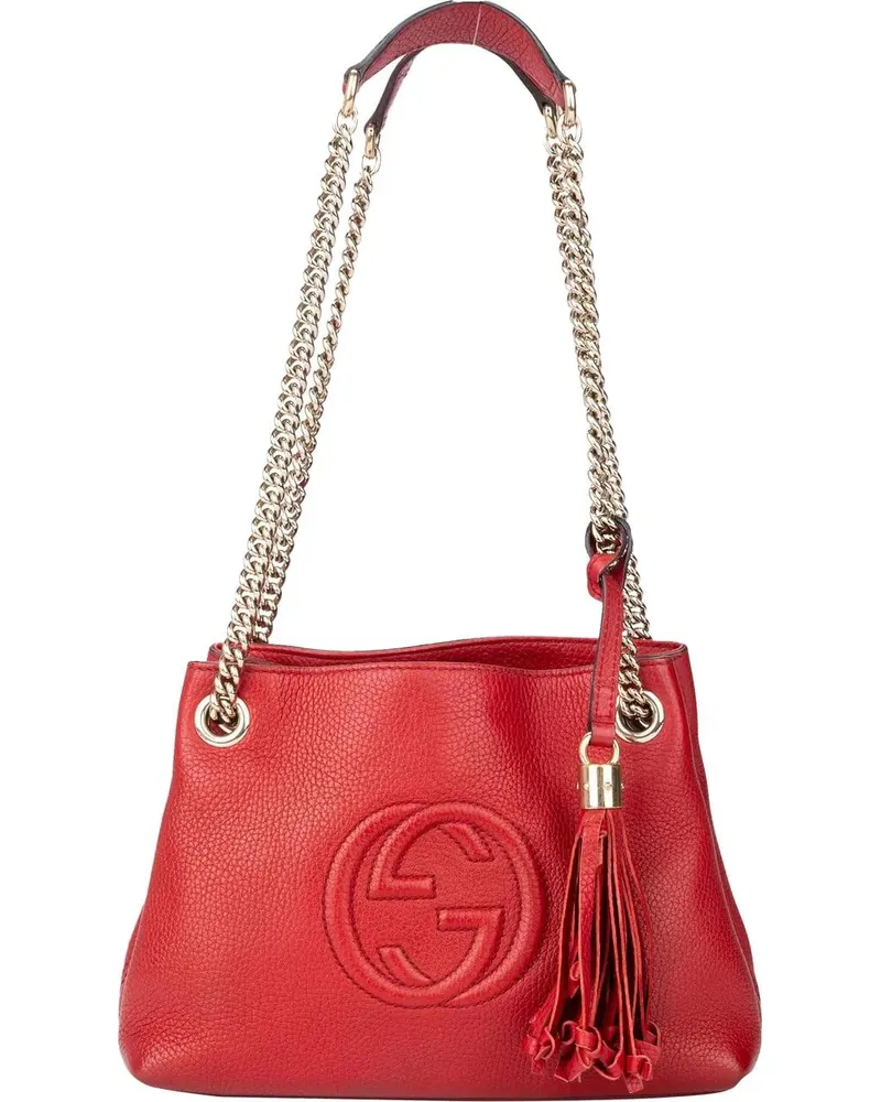 Gucci Crossbody Bags  Rosso Leather GG Soho Crossbody Bag bunt Bunt