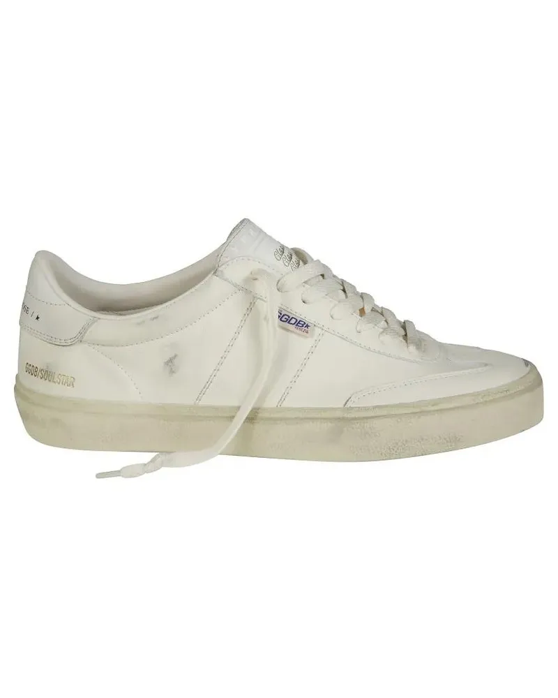 Golden Goose Low-Top Sneaker Soul Star Nappa Low-Top Sneakers weiß Weiß