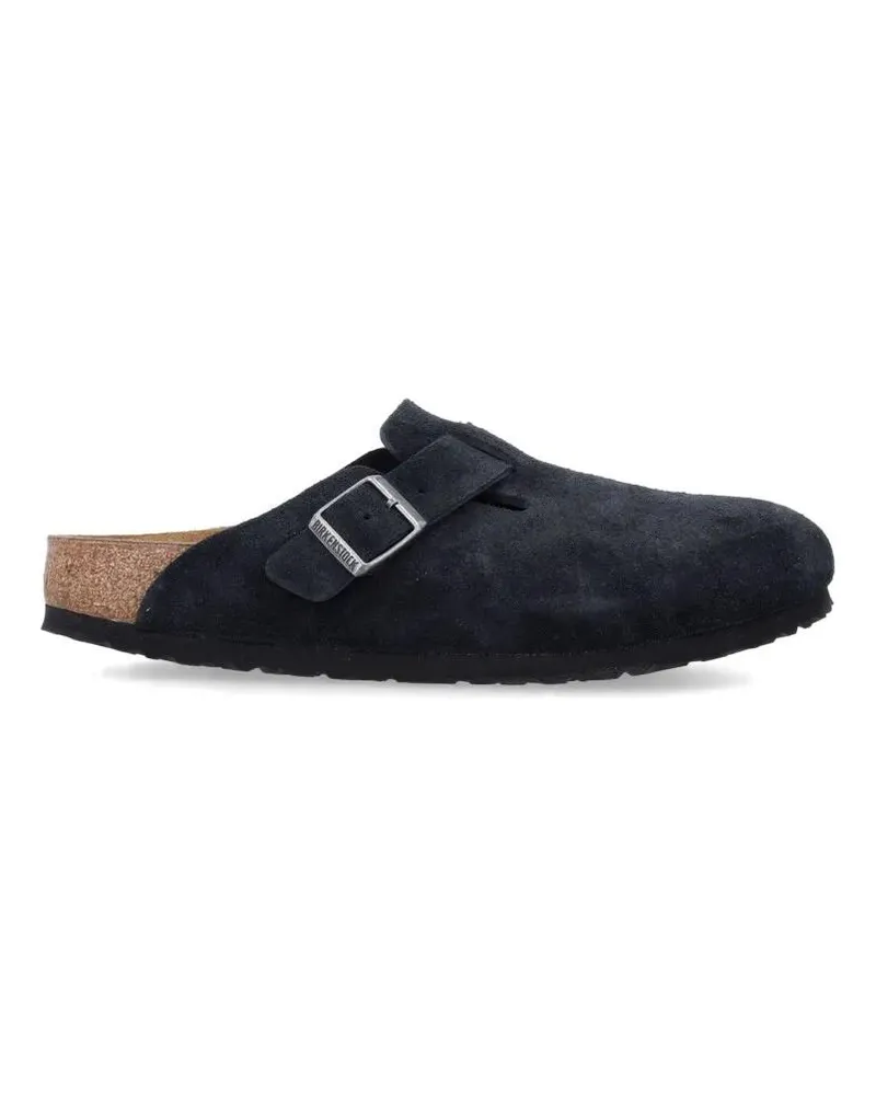 Birkenstock Loafer Boston Slip-On Clogs With Adjustable Buckle schwarz Schwarz