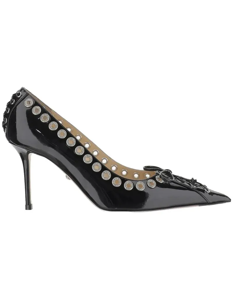 Mach & Mach Hohe Schuhe Corset-Style Crystal-Embellished Pumps schwarz Schwarz