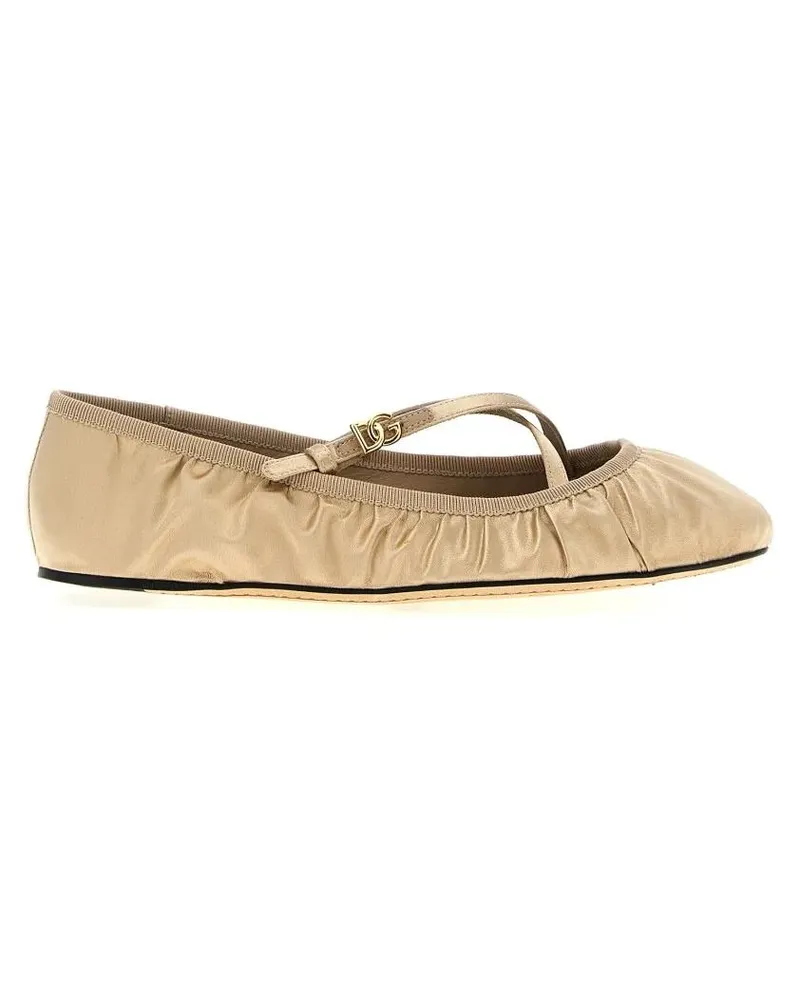 Dolce & Gabbana Vally' Ballet Flats beige Beige