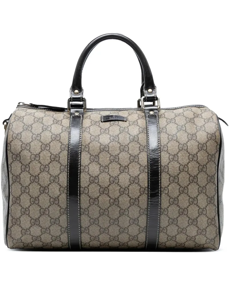 Gucci Crossbody Bags Medium GG Supreme Joy Boston Bag braun Braun