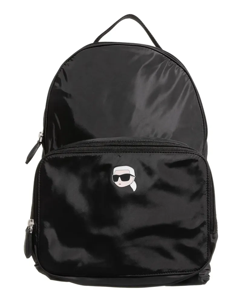 Karl Lagerfeld Rucksäcke Ikon Packable Backpack schwarz Schwarz