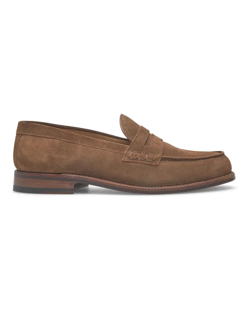 Heinrich Dinkelacker Slipper & Pantoletten Loafer Wien Plain V braun Braun