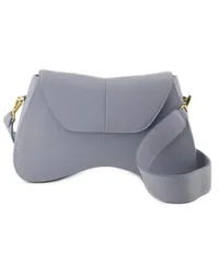 Elleme Shopper Space Hobo Bag  - Grey/Blue - Leather Blau