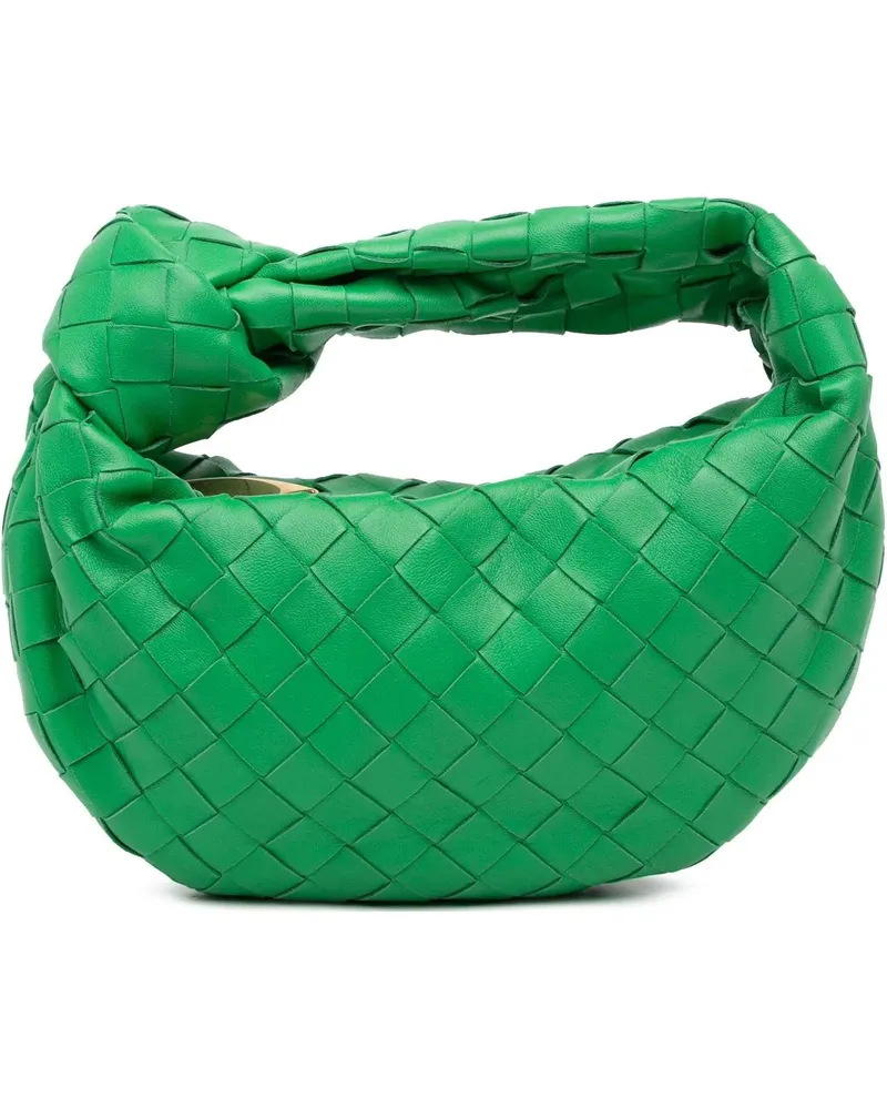 Bottega Veneta Hobo Bags Mini Nappa Intrecciato Jodie grün Grün