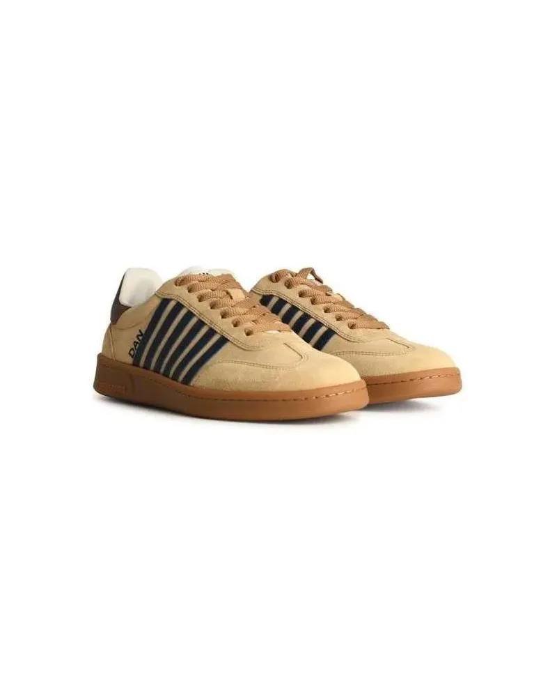 Dsquared2 Sneakers Boxer' Beige Suede Sneakers Braun