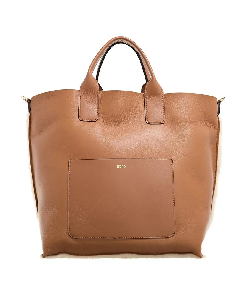 Abro Shopper Shopper Raquel Big/ Cuoio/White braun Braun
