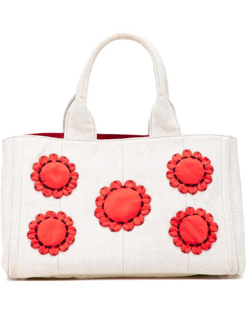 Prada Shopper Canvas Canapa Mistolino Tote braun Braun