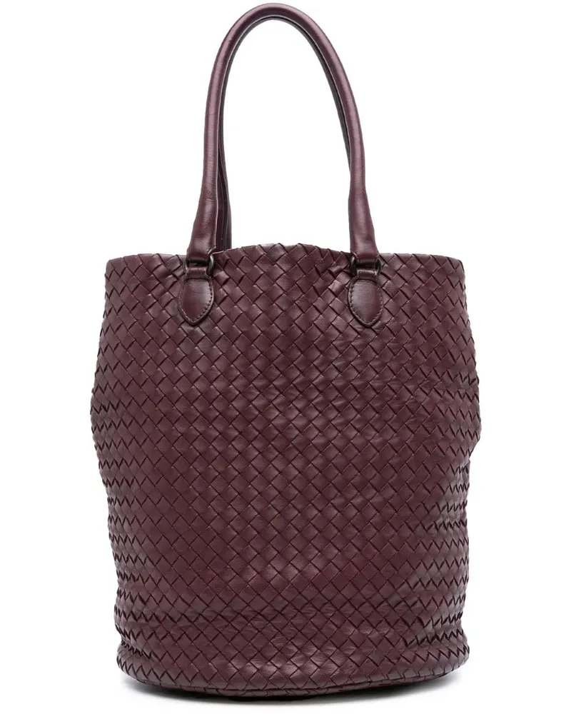 Bottega Veneta Hobo Bags Nappa Intrecciato Bucket Bag orange Orange