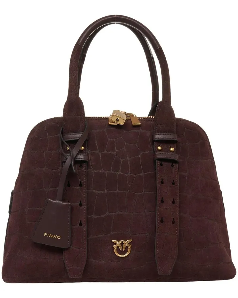 Pinko Crossbody Bags Suede handbag 'Escape' bunt Bunt