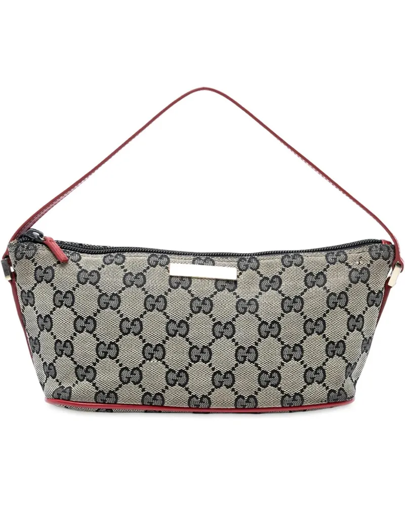 Gucci Hobo Bags GG Canvas Boat braun Braun