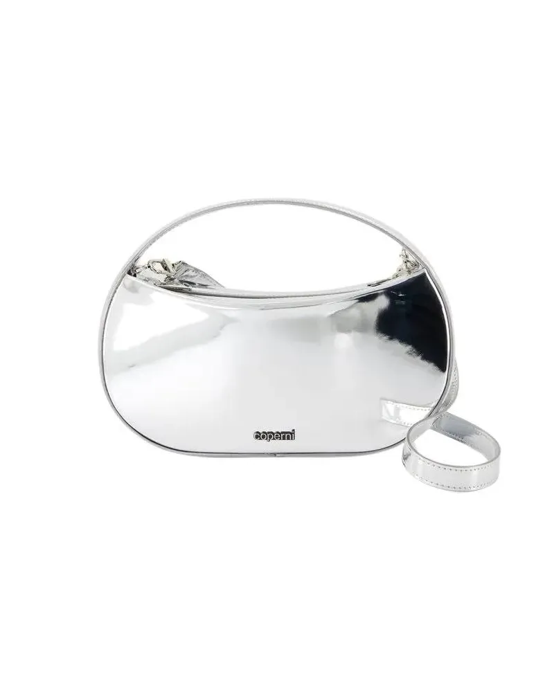 COPERNI Hobo Bags Mini Sound Swipe Crossbody - Synthetic - Silver silberfarben 