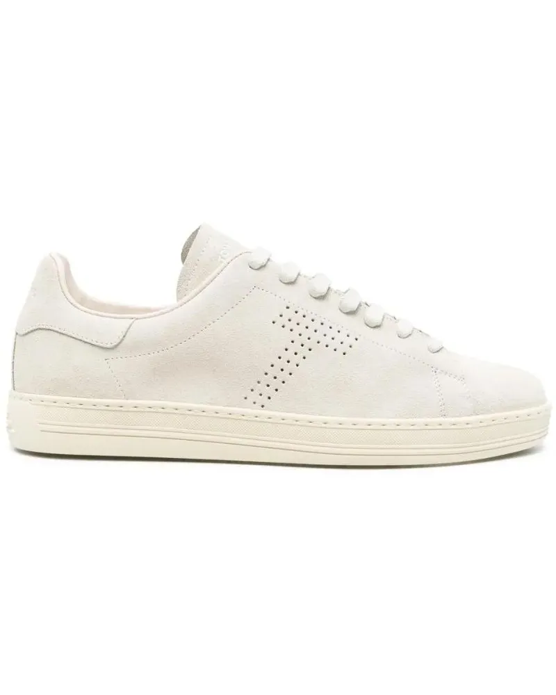 Tom Ford Low-Top Sneaker Light Beige Suede Sneakers beige Beige