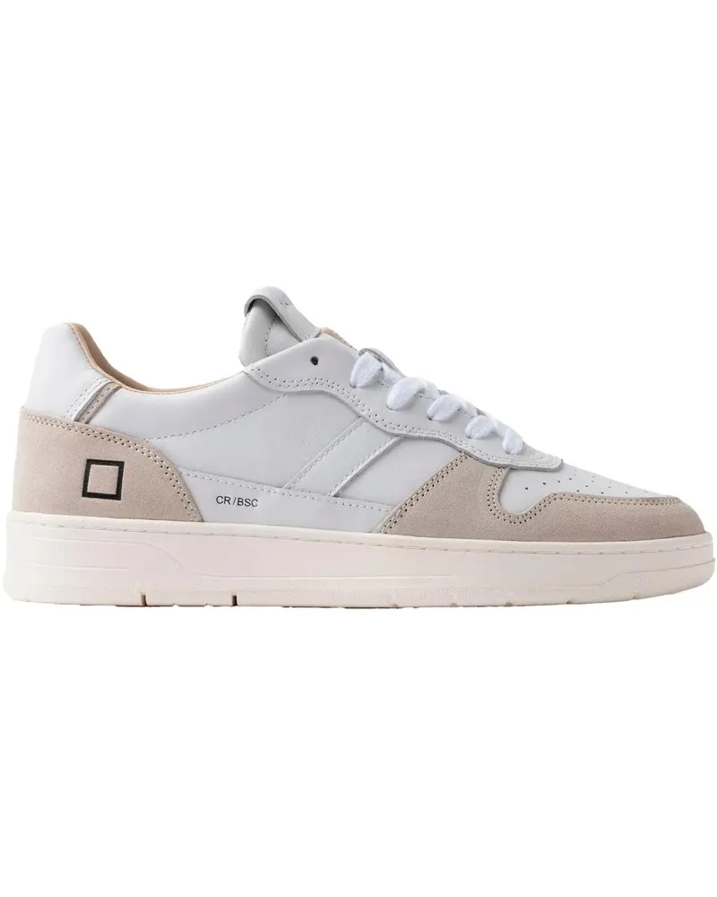 D.A.T.E. Low-Top Sneaker Sneakers Beige weiß Weiß
