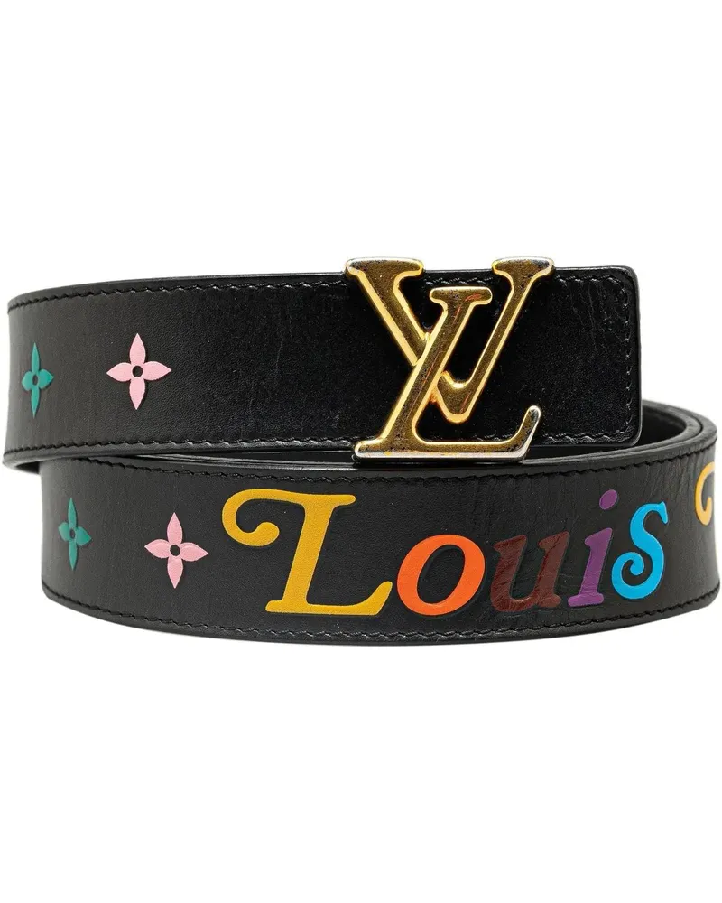 Louis Vuitton Gürtel 2019 Monogram New Wave Belt schwarz Schwarz