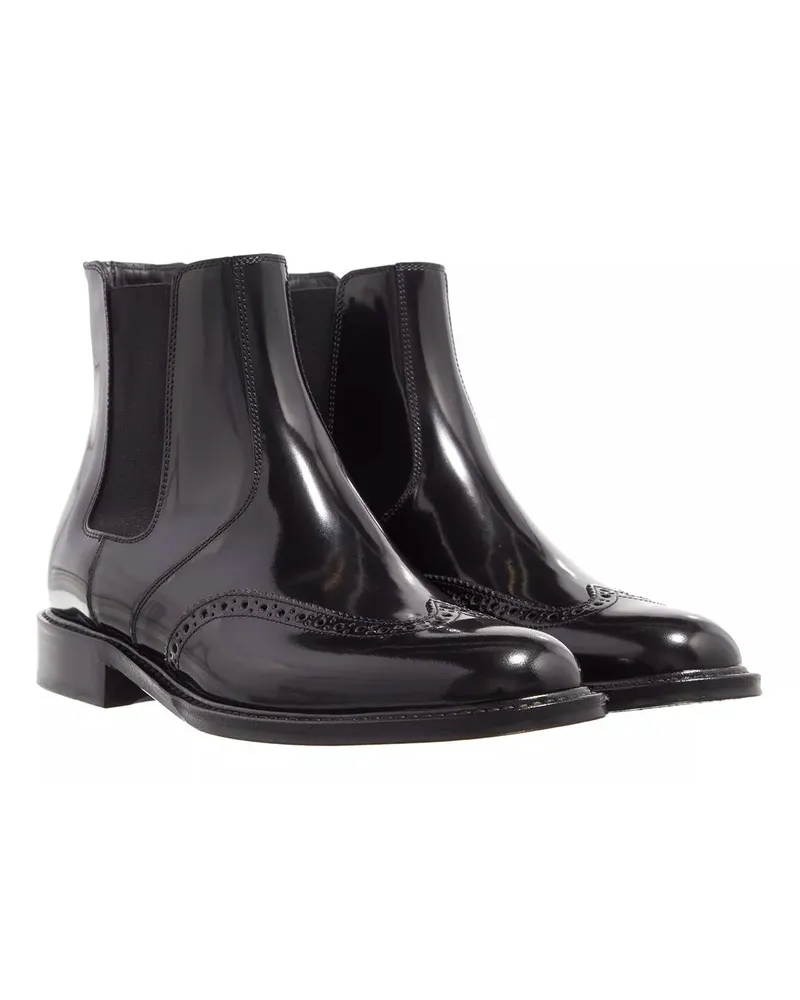 Saint Laurent Stiefel & Boots Patent Leather Ankle Boots schwarz Schwarz