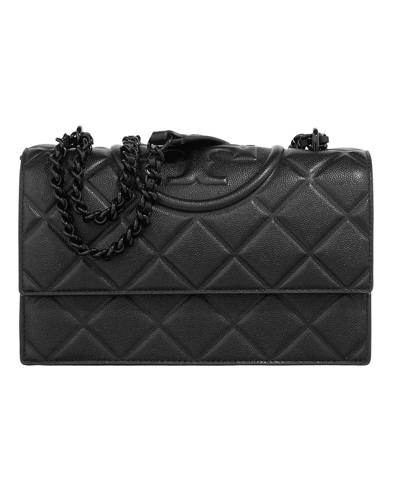 Tory Burch Crossbody Bags Fleming Soft Grain Small Convertible Shoulder Bag schwarz Schwarz