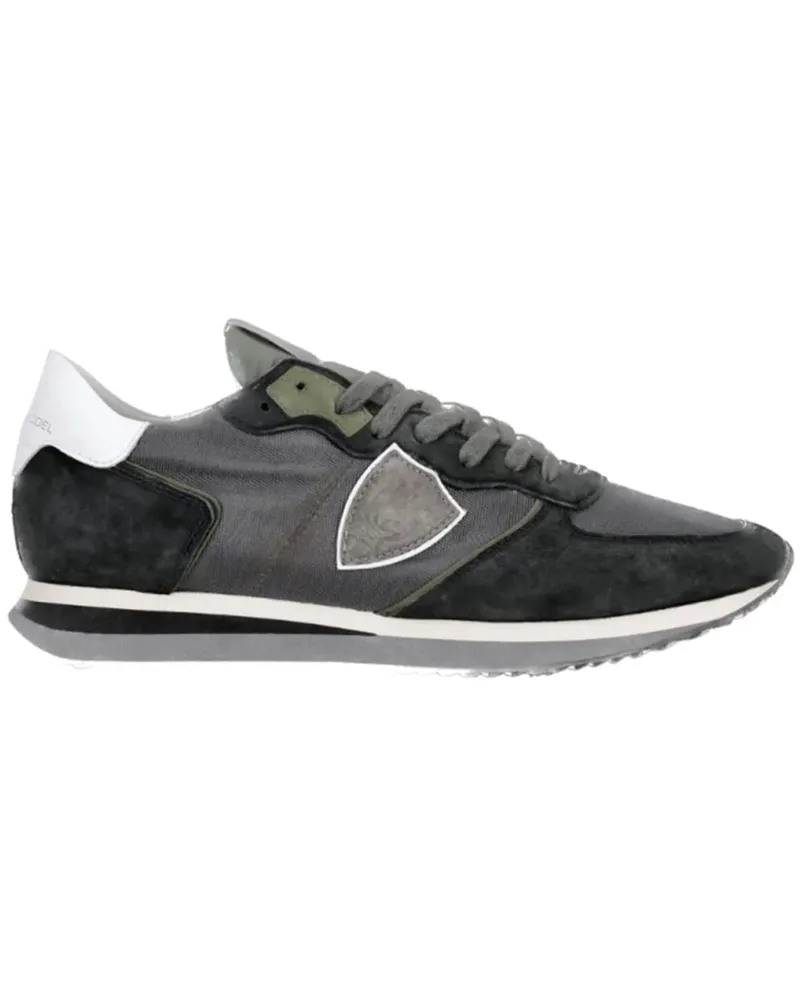 Philippe Model Low-Top Sneaker trpx mondial nubuk noir grau Grau