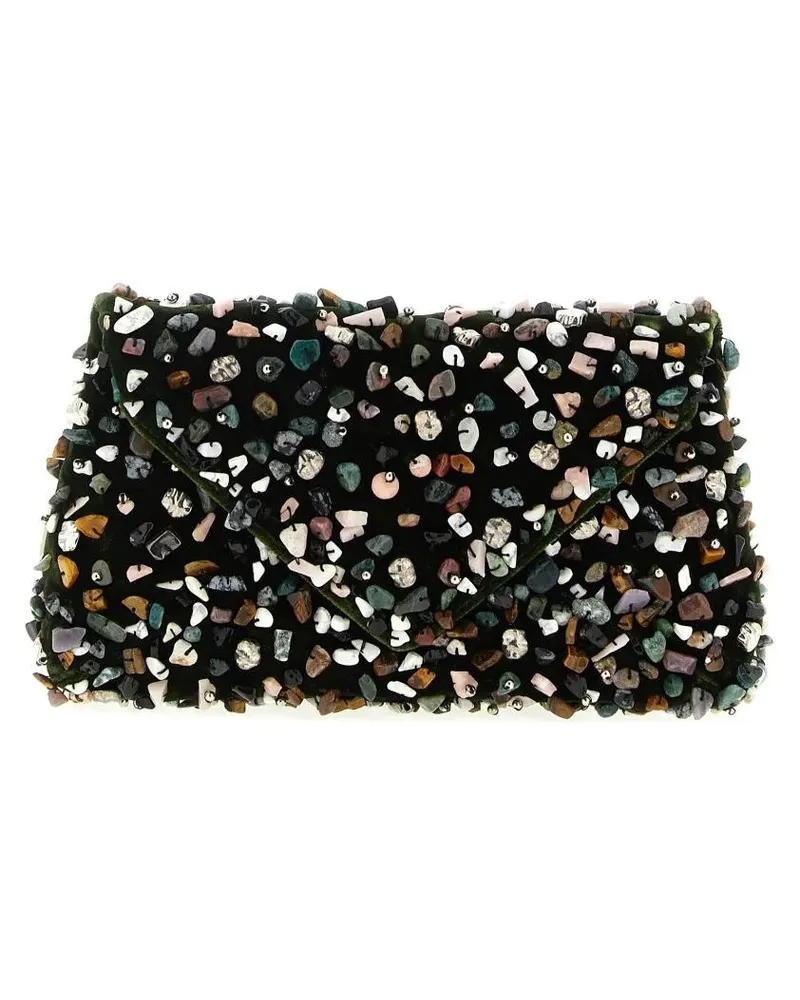 Dries van Noten Clutches Embellished Envelope' Clutch grün Grün